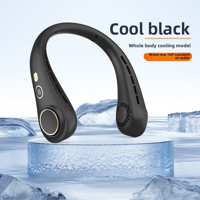 Portable USB Rechargeable Hanging Neck Fan