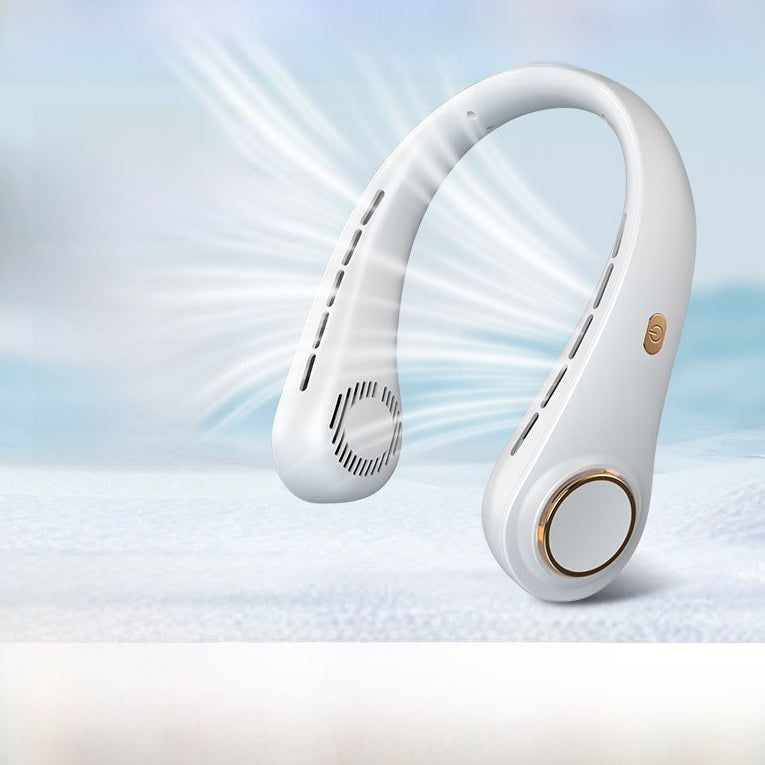 Portable USB Rechargeable Hanging Neck Fan