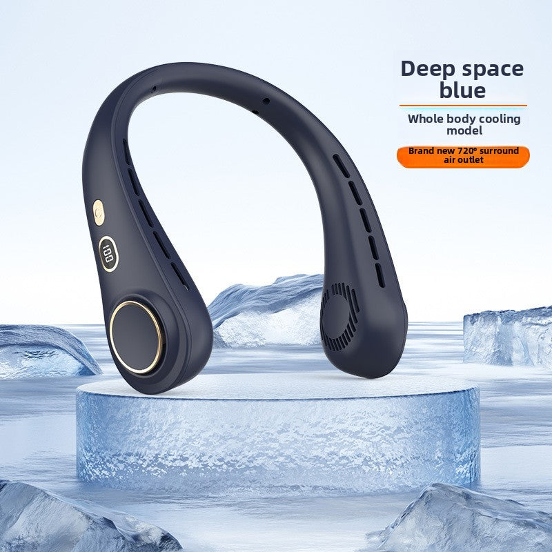 Portable USB Rechargeable Hanging Neck Fan