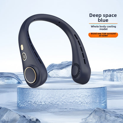 Portable USB Rechargeable Hanging Neck Fan